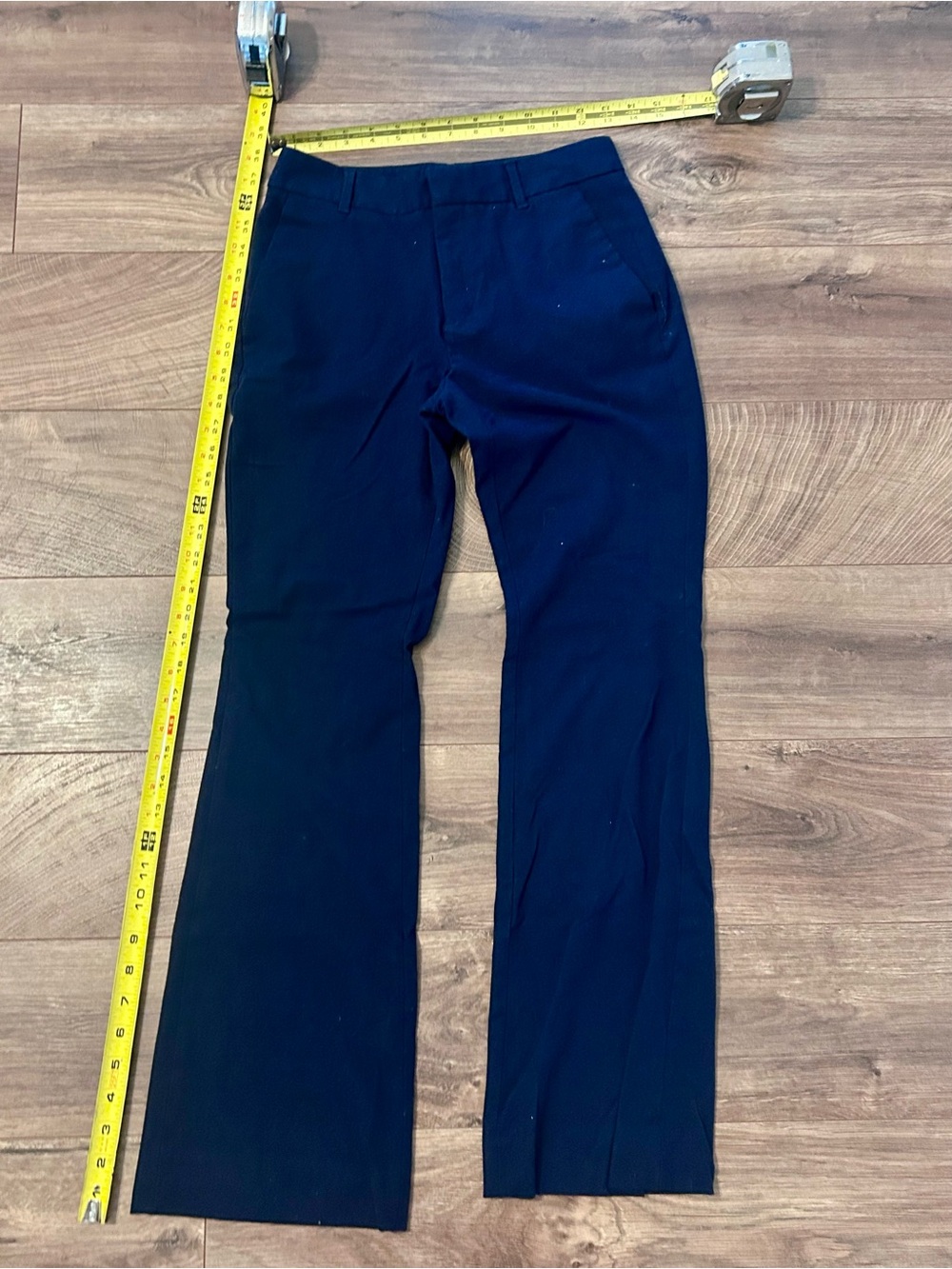 Women's Navy Dress Pants - Classic Straight Fit